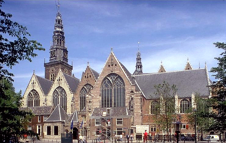 De Oude Kerk in Amsterdam.