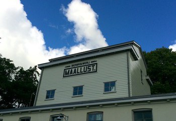 Buitenaanzicht Bierbrouwerij Maallust in Veenhuizen 
