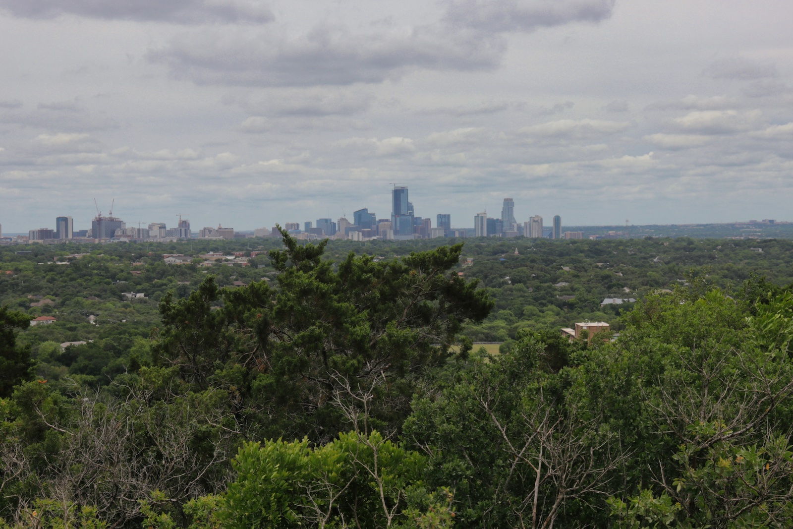 Skyline van Austin vanaf Mount Bonnell