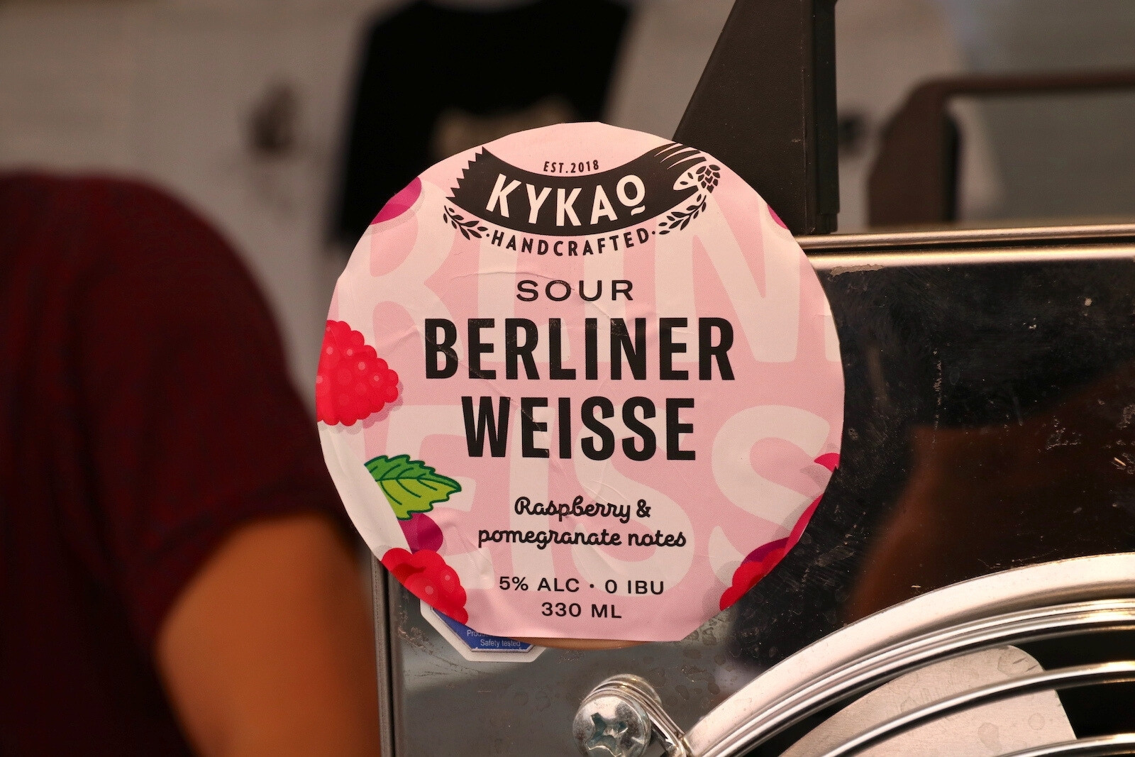 Sour Berliner Weisse van Kykao Brewery op Peloponnese Beer Festival in Kalamata