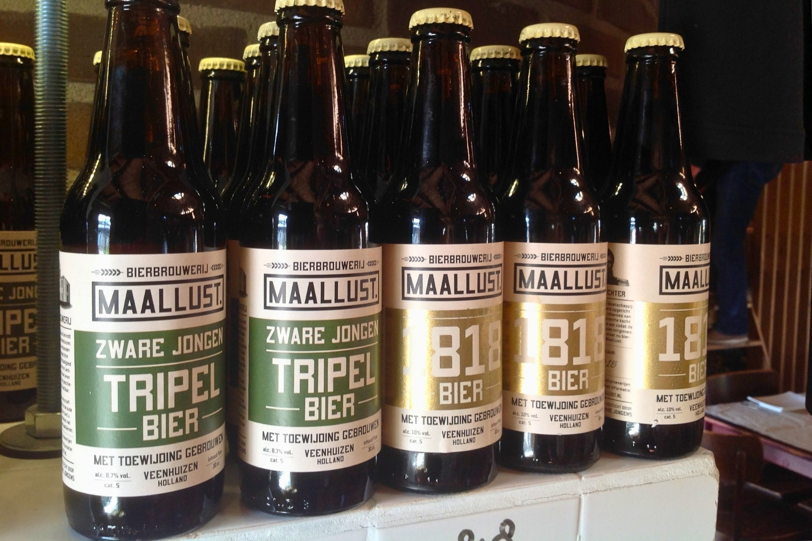 Maallust Tripel en Maallust 1818 bier