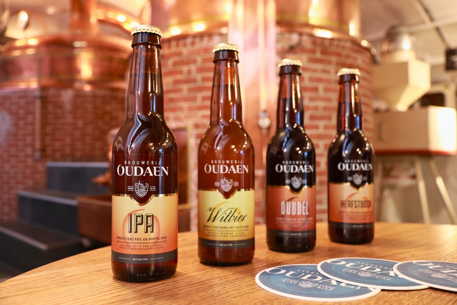 Vaste collectie bieren van Brouwerij Oudaen