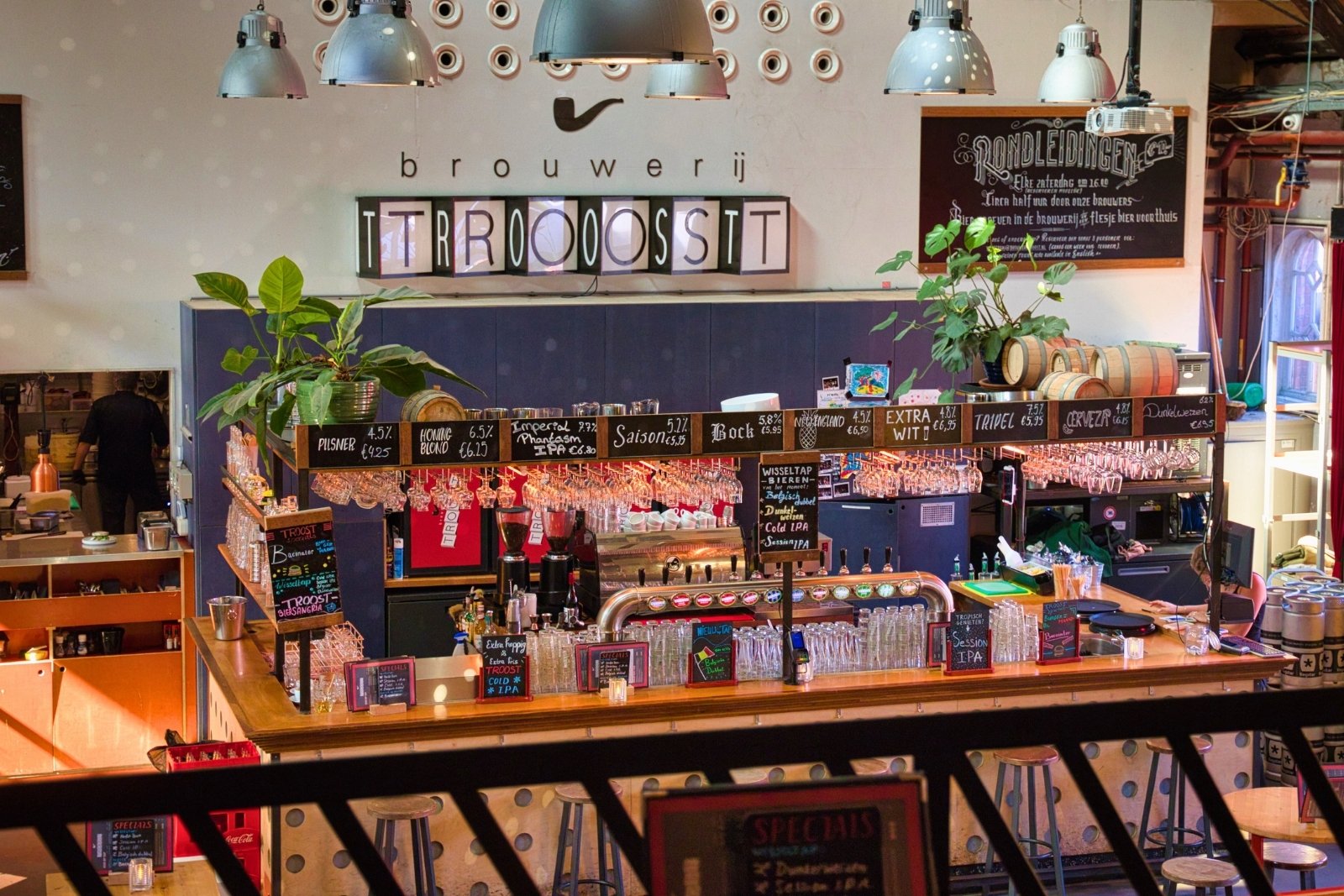Brouwerij Troost Westergas proeflokaal