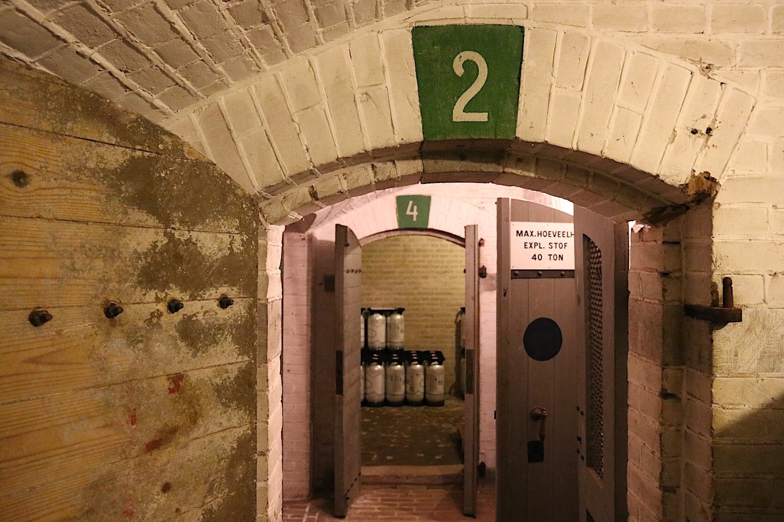 Fort Everdingen biedt een goed klimaat om bieren te laten rijpen