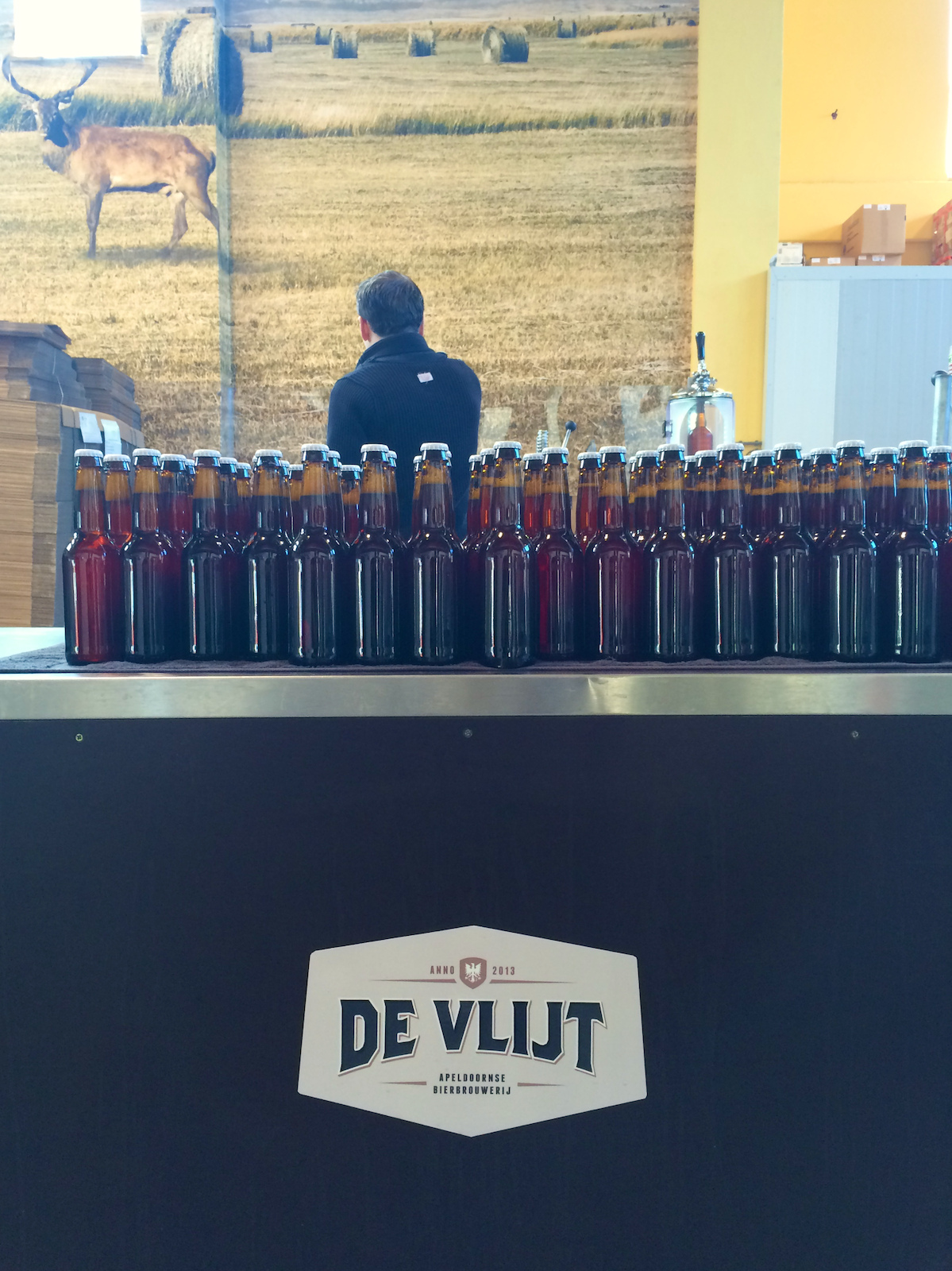 Bier bottelen bij Brouwerij De Vlijt