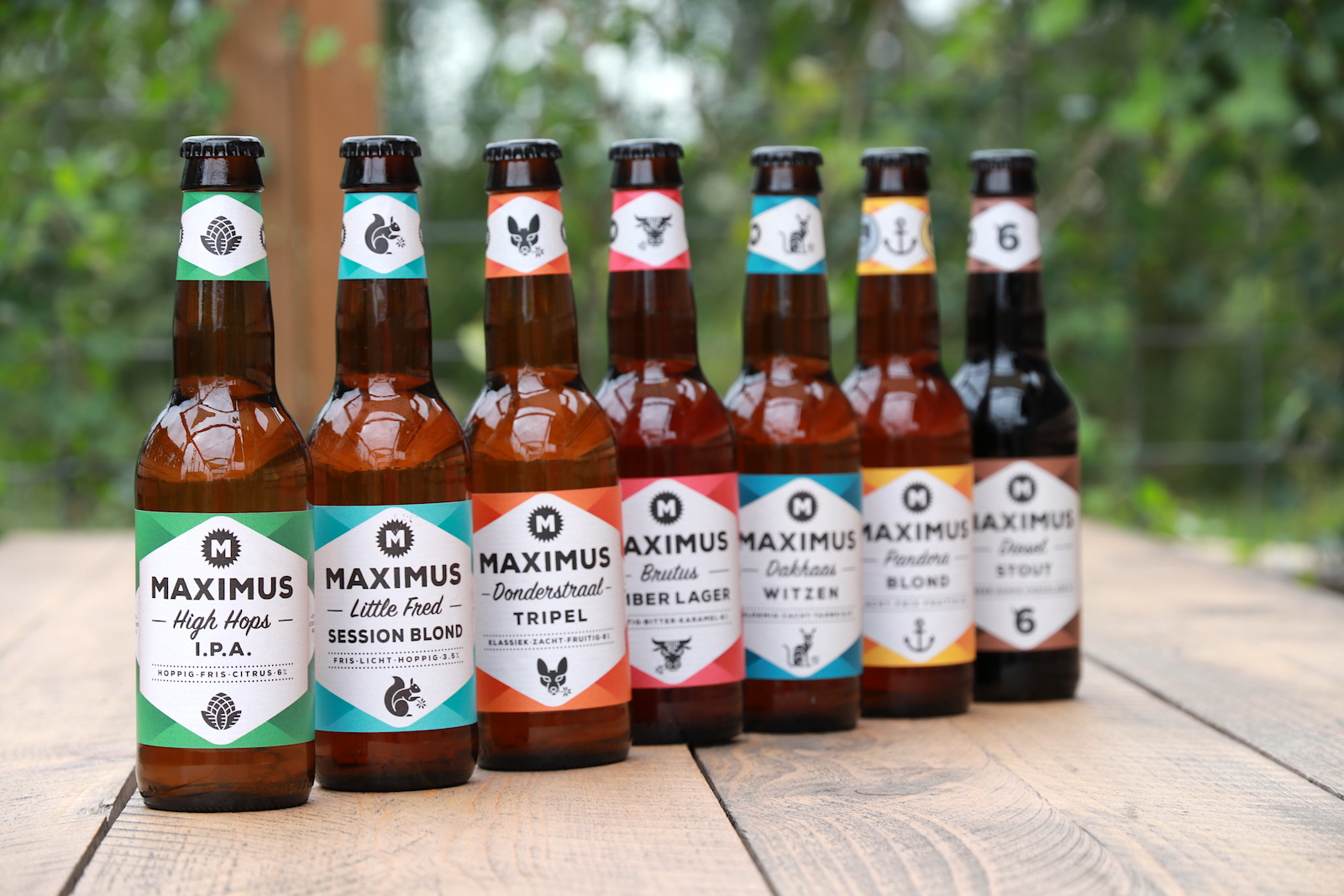 Vaste collectie bieren van Brouwerij Maximus