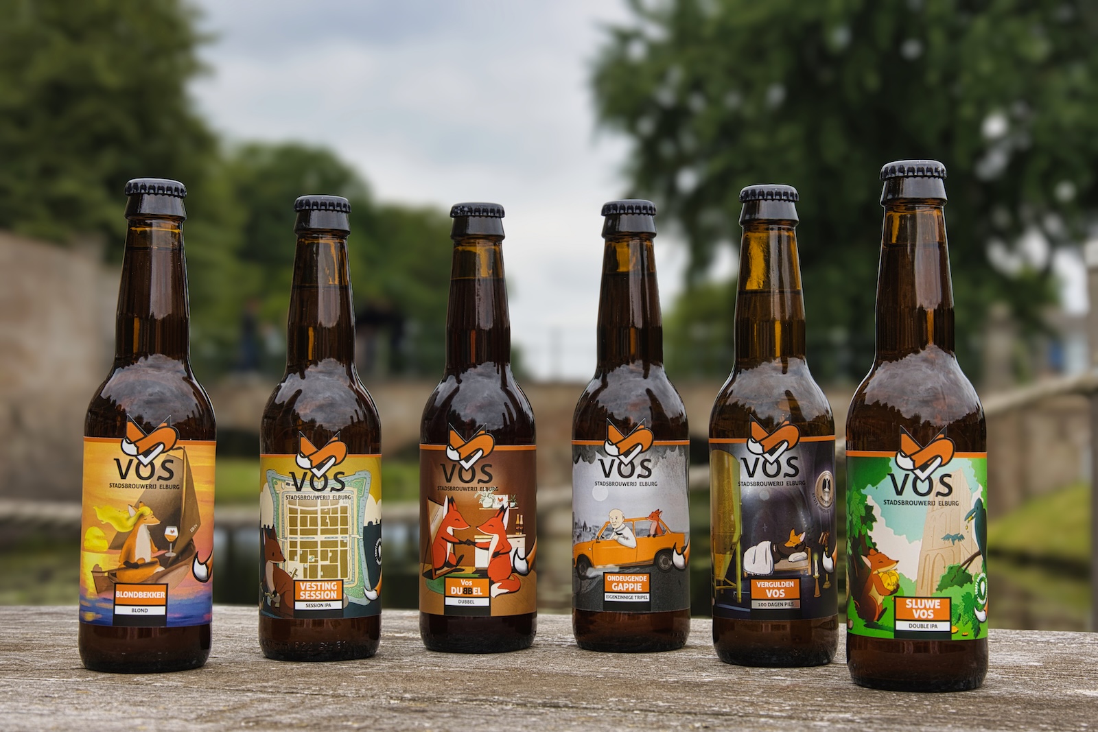 Selectie bieren van Stadsbrouwerij Vos in Elburg