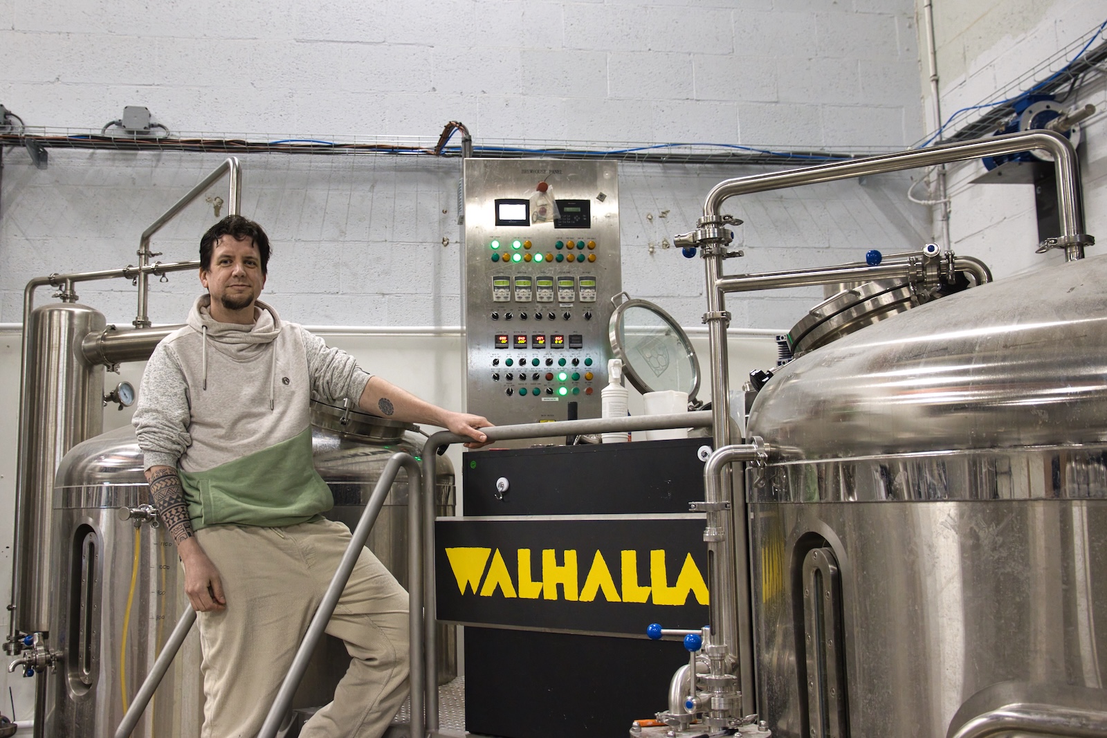 Aart van Bergen, oprichter Brouwerij Walhalla in Amsterdam