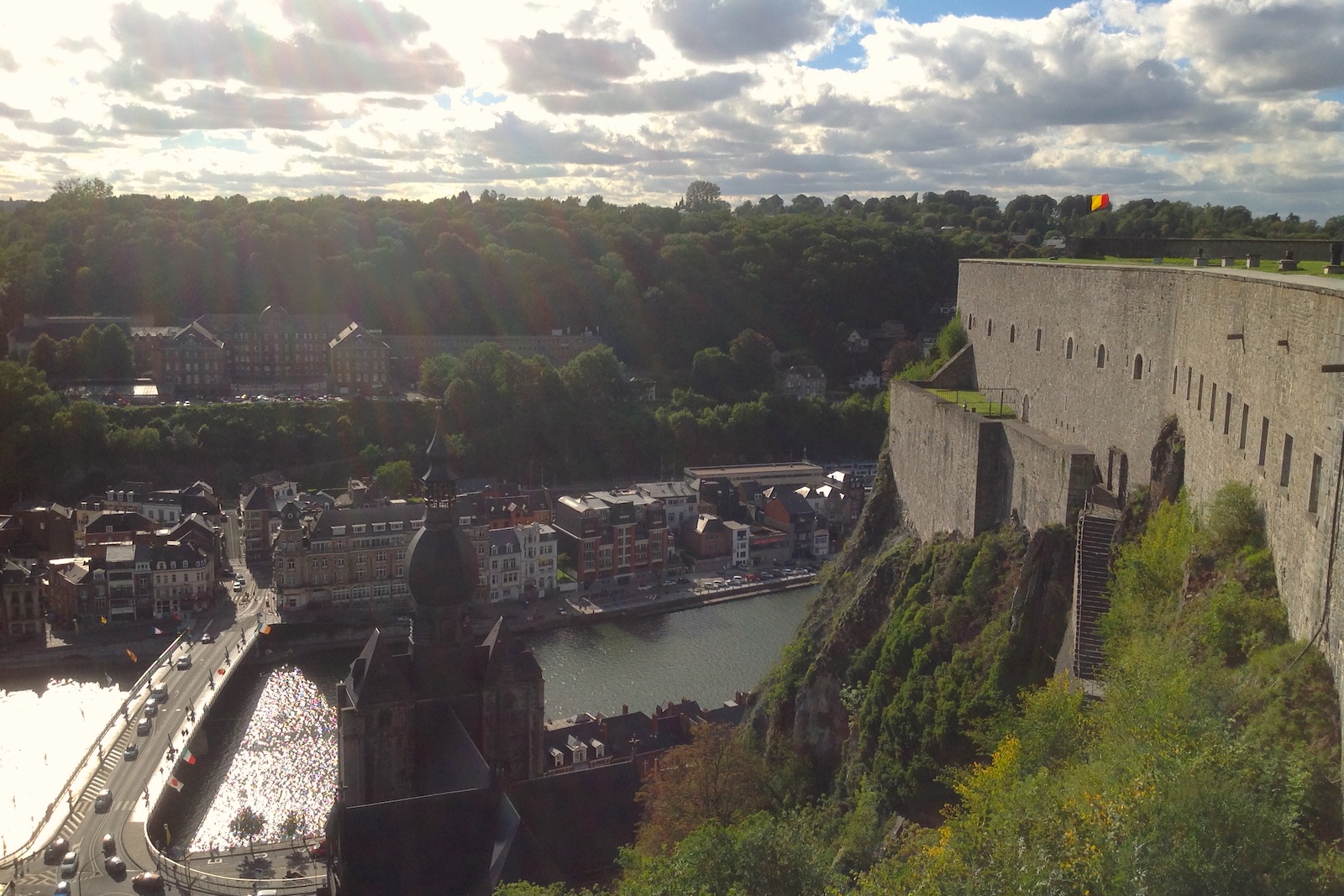 The Citadel, a fortress with a breathtaking view over Dinant.