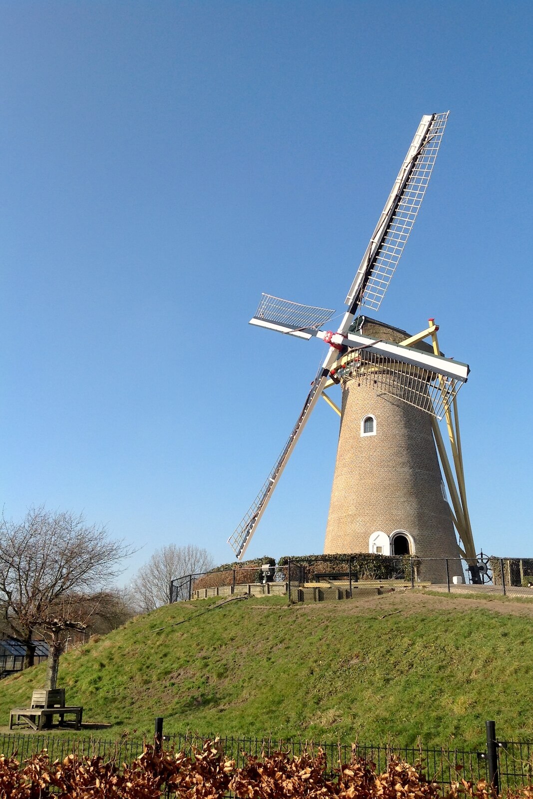 Windmill near Hoofdvaartkerk distillery
