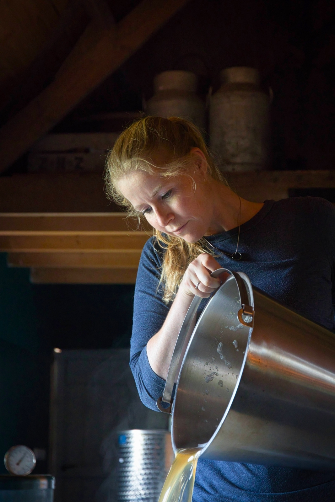 Laetitia de Hoog, eigenaar en master distiller van Distilleerderij The Chamberick
