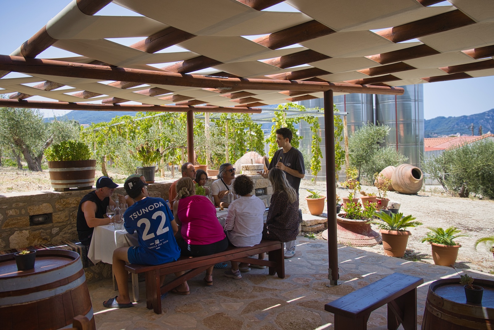 Domaine Vakakis wine tasting