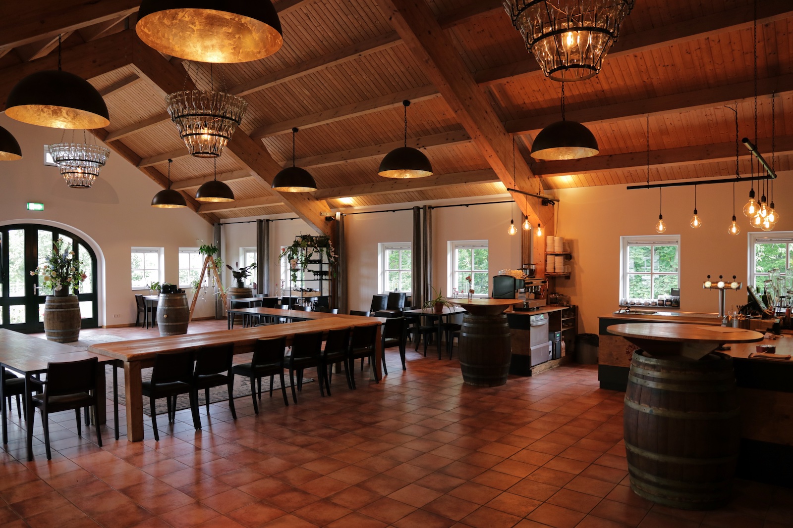 Tasting room at Dutch Centre of Viticulture in Groesbeek