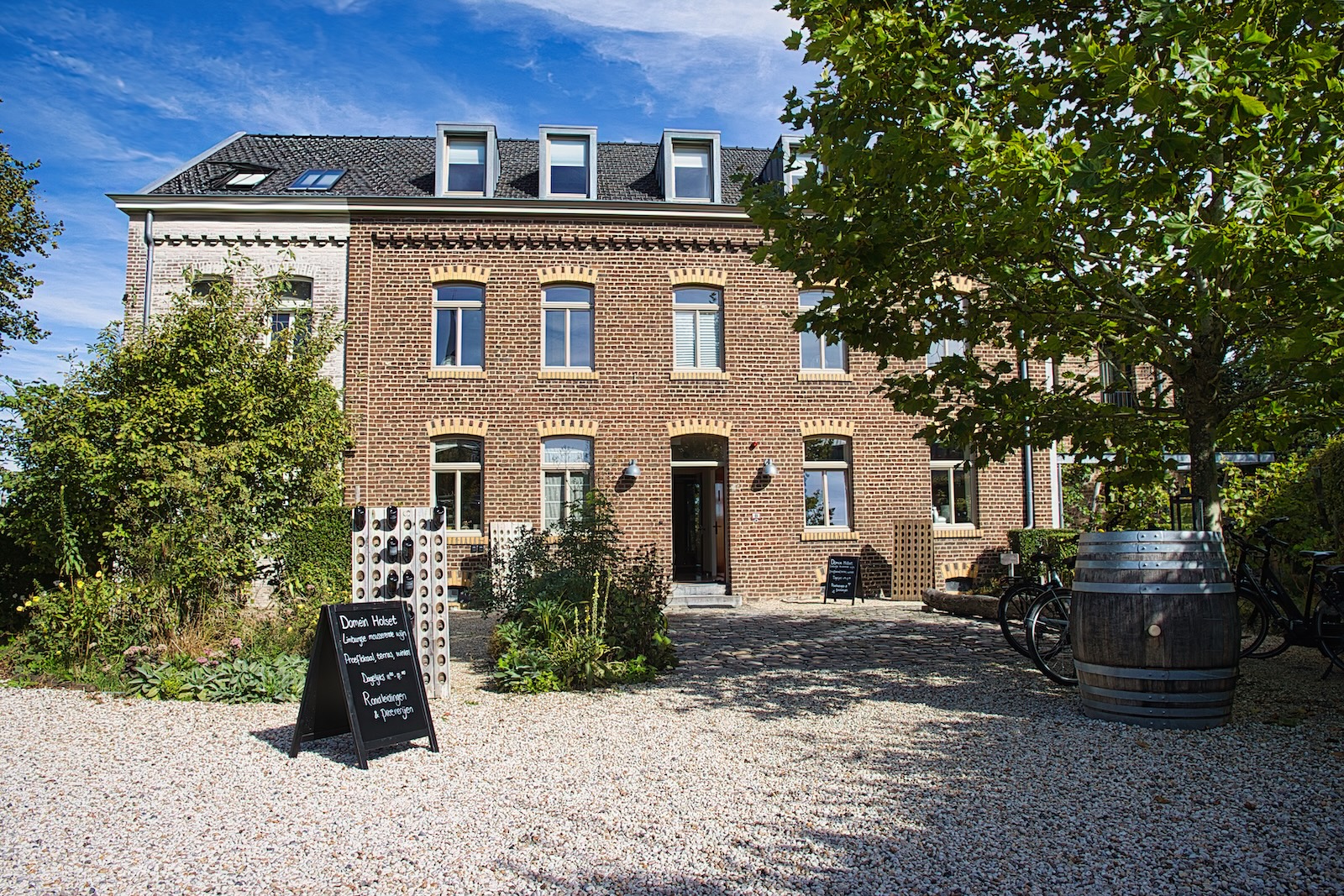 Entrance Domein Holset in South Limburg