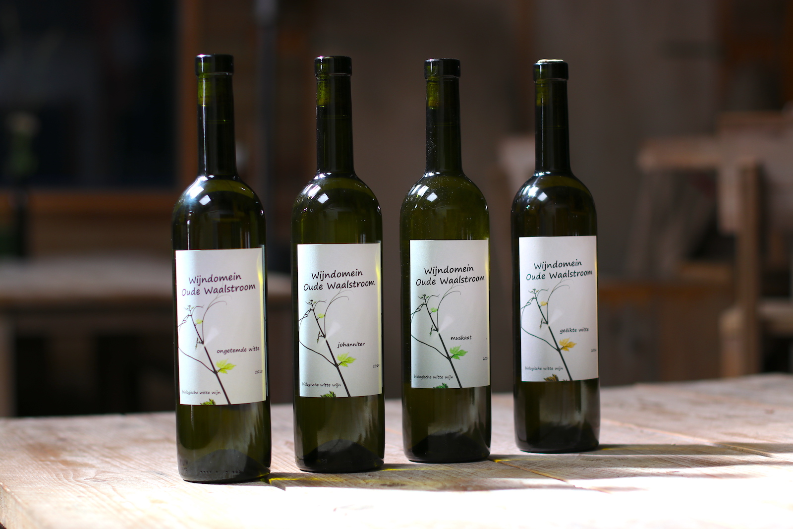 White wine varieties of Wijndomein Oude Waalstroom