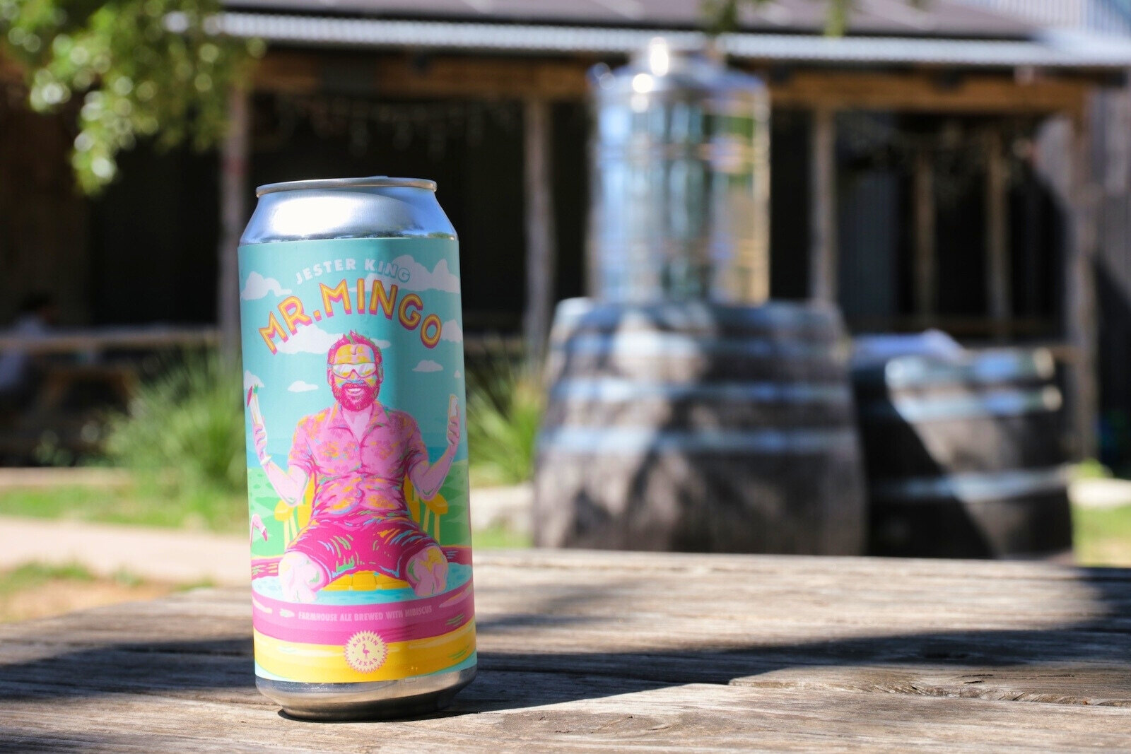 Mr. Mingo, Farmhouse Ale brewed at Jester King brewery