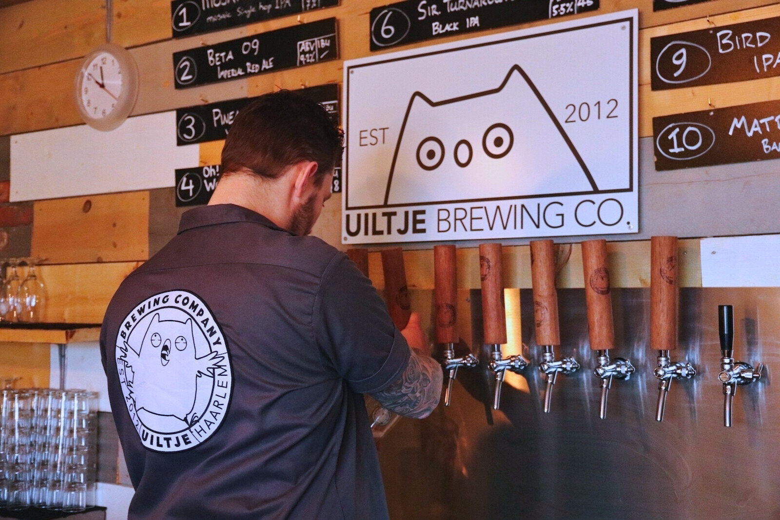 Founder Robert Uyleman of Uiltje Brewing Company 