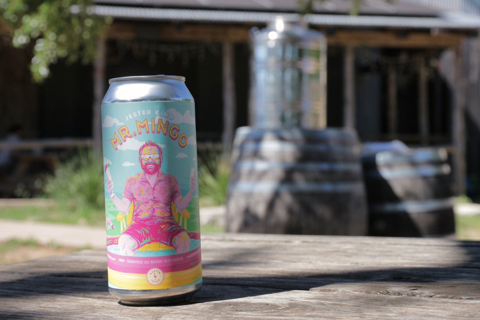 Mr. Mingo, Farmhouse Ale brewed at Jester King brewery 