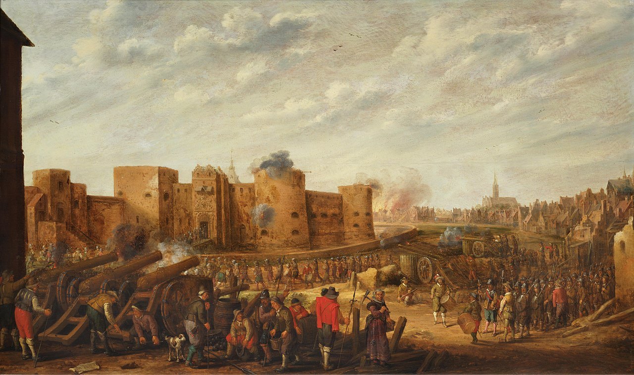The siege of the castle Vredenburg in Utrecht in 1577 by Joost Cornelisz Droochsloot (Centraal Museum, Utrecht) 