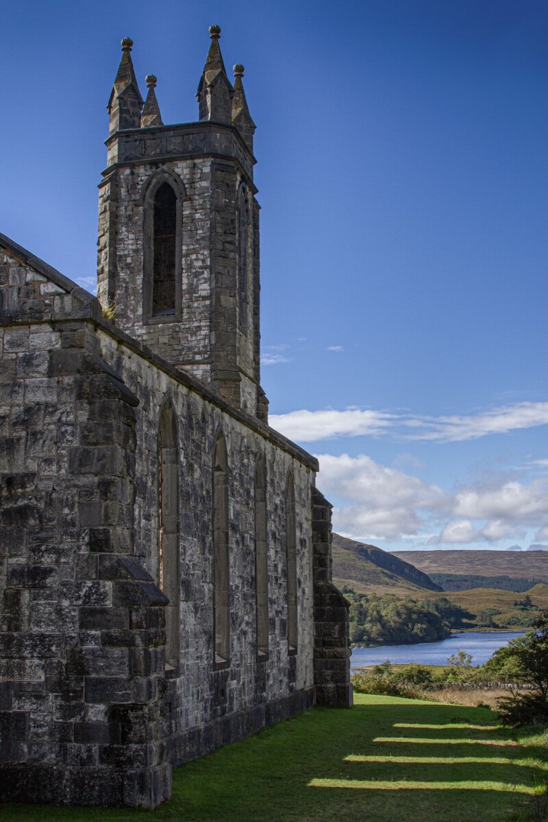 Ruins of Dunlewey Church in Donegal