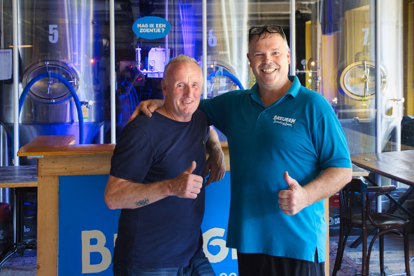 Headbrewer Patrick Breugem (right)