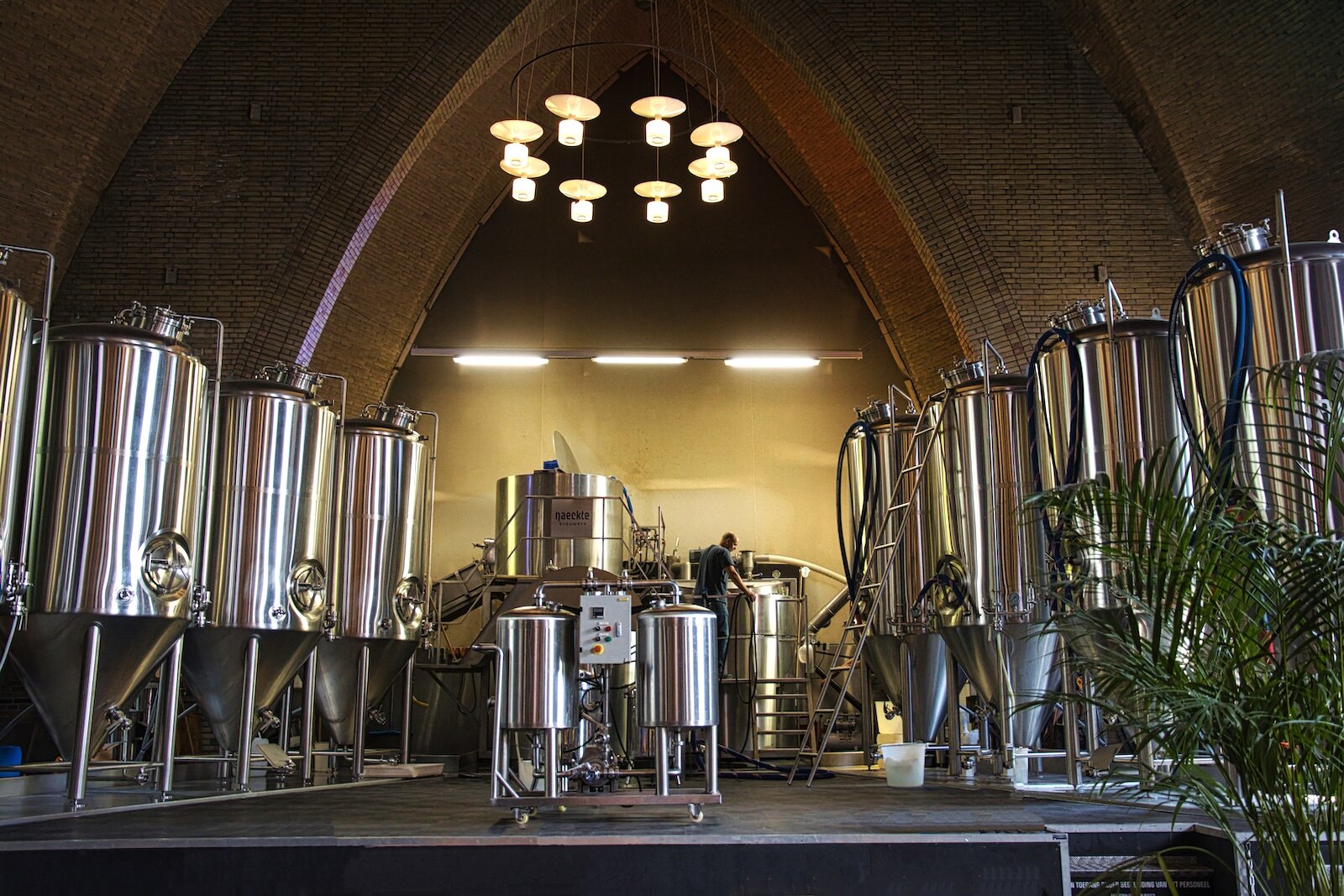 Naeckte Brouwers brewery in a historic church in Amstelveen