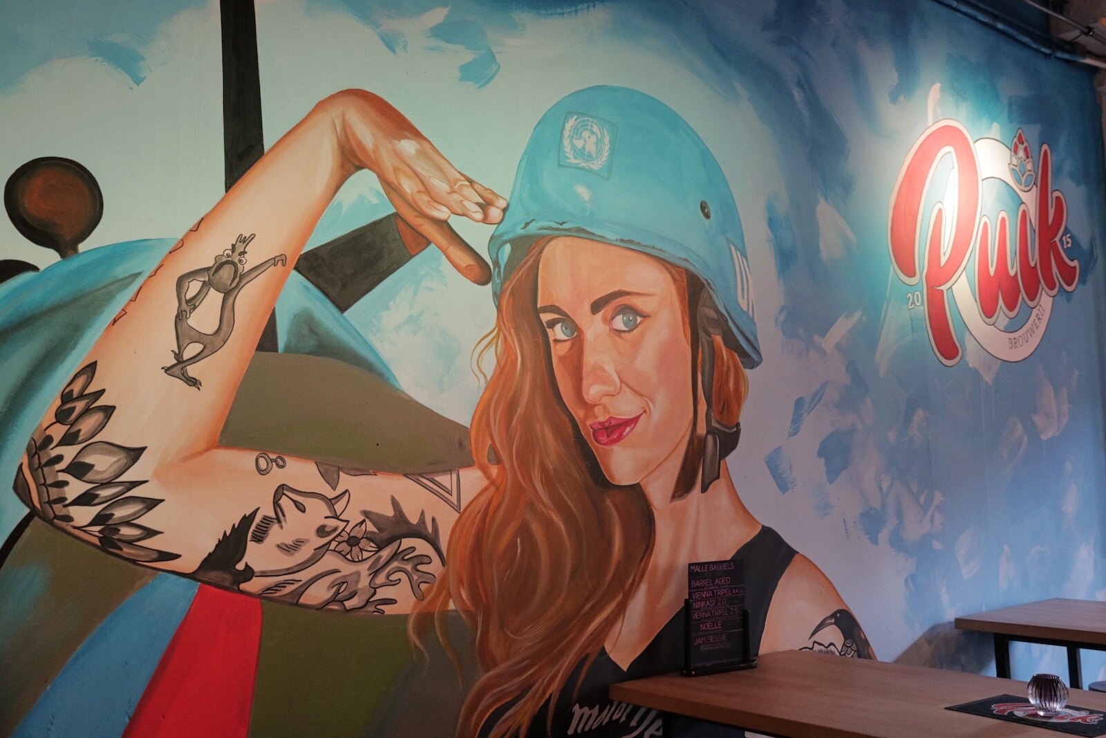 Mural at Brouwerij Puik Bieren in Apeldoorn