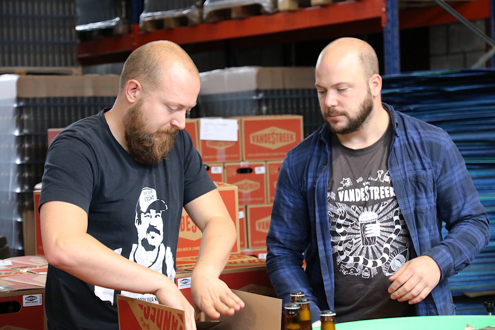 Ronald and Sander van de Streek, founders of VandeStreek beer