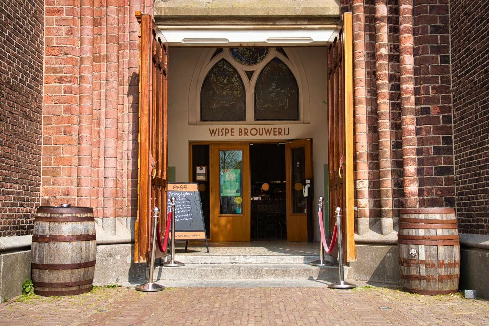 Entrance Wispe Brewery in Weesp
