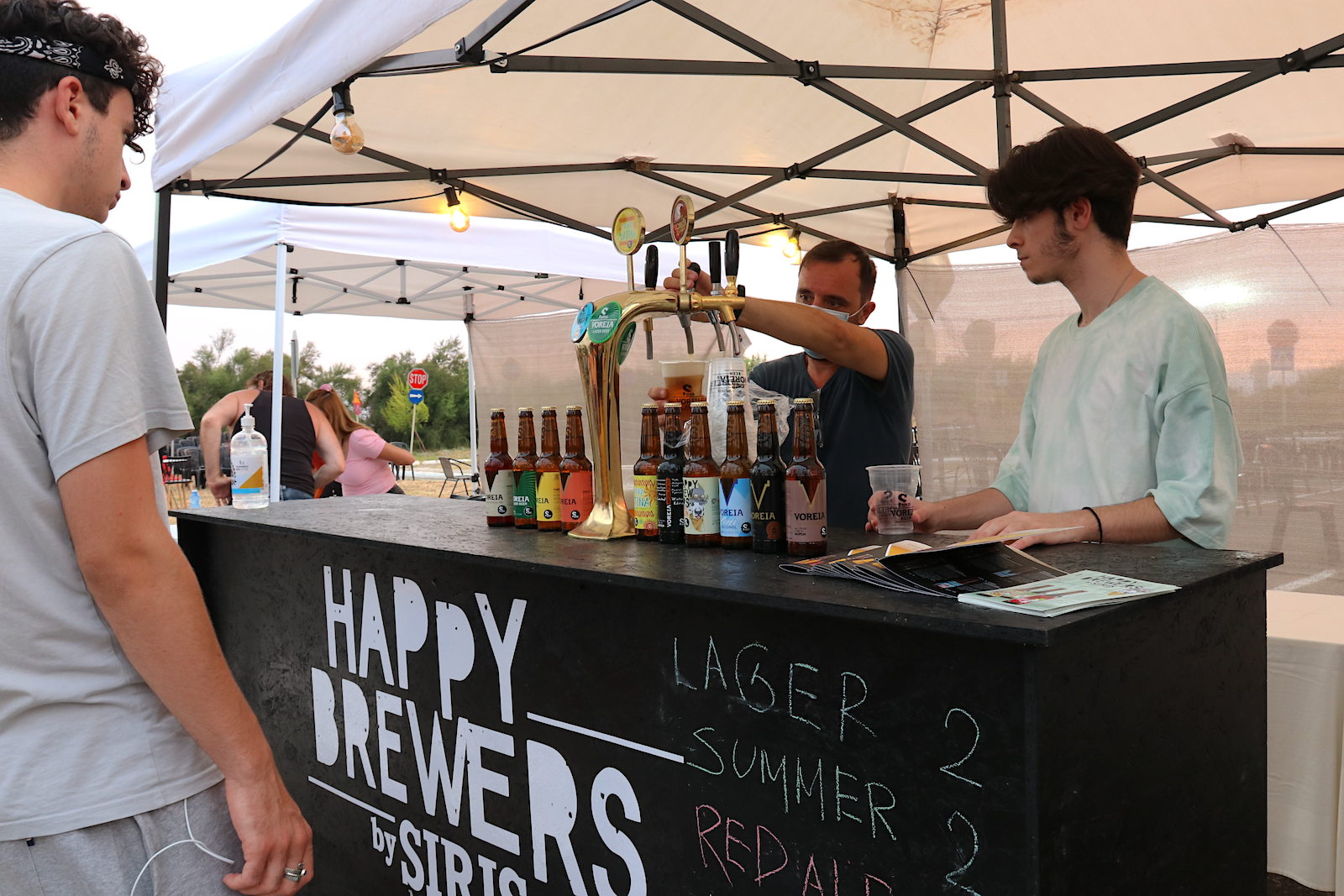 Siris Microbrewery stand at Peloponnese Beer Festival