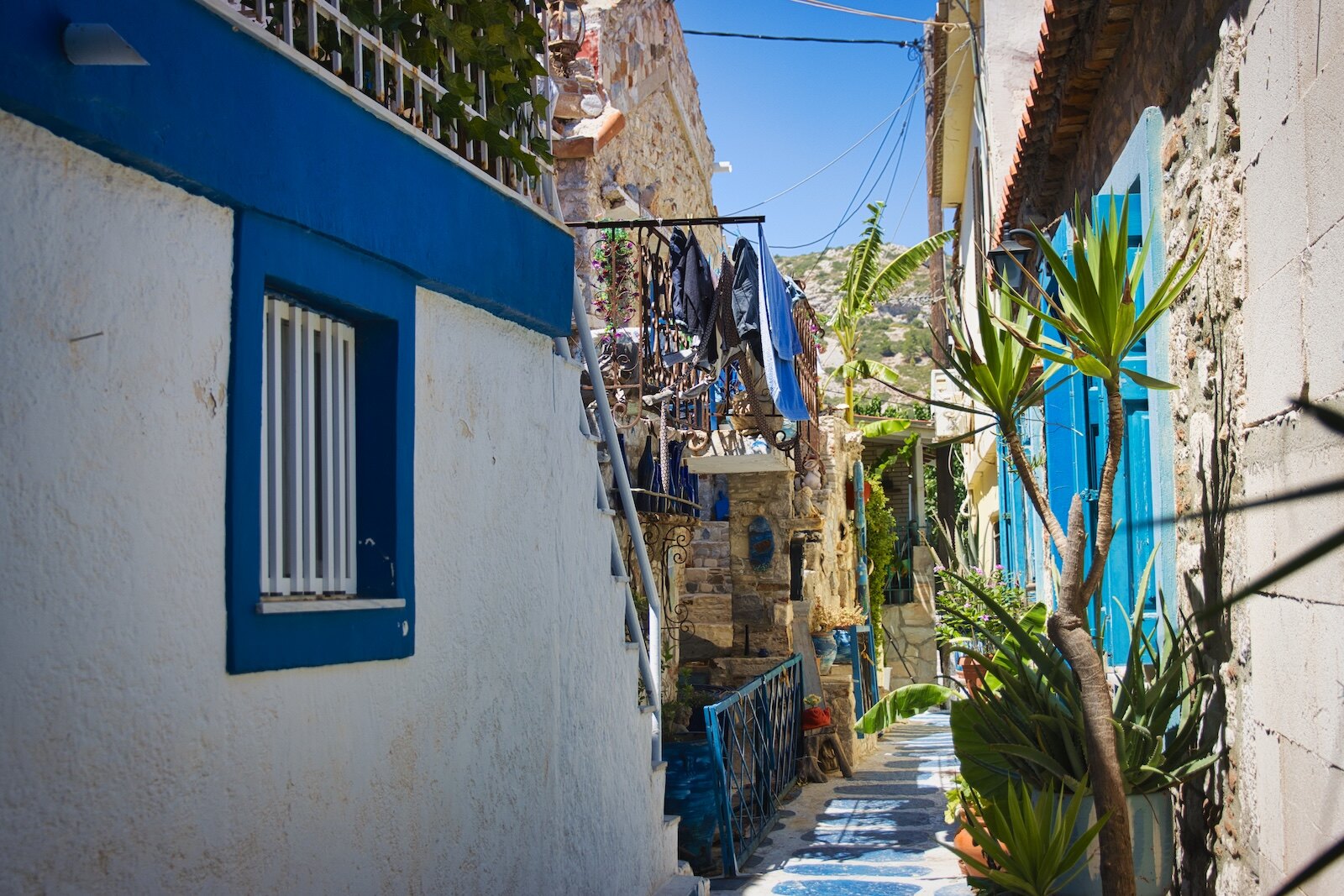 Het Blauwe Straatje in Pythagorion