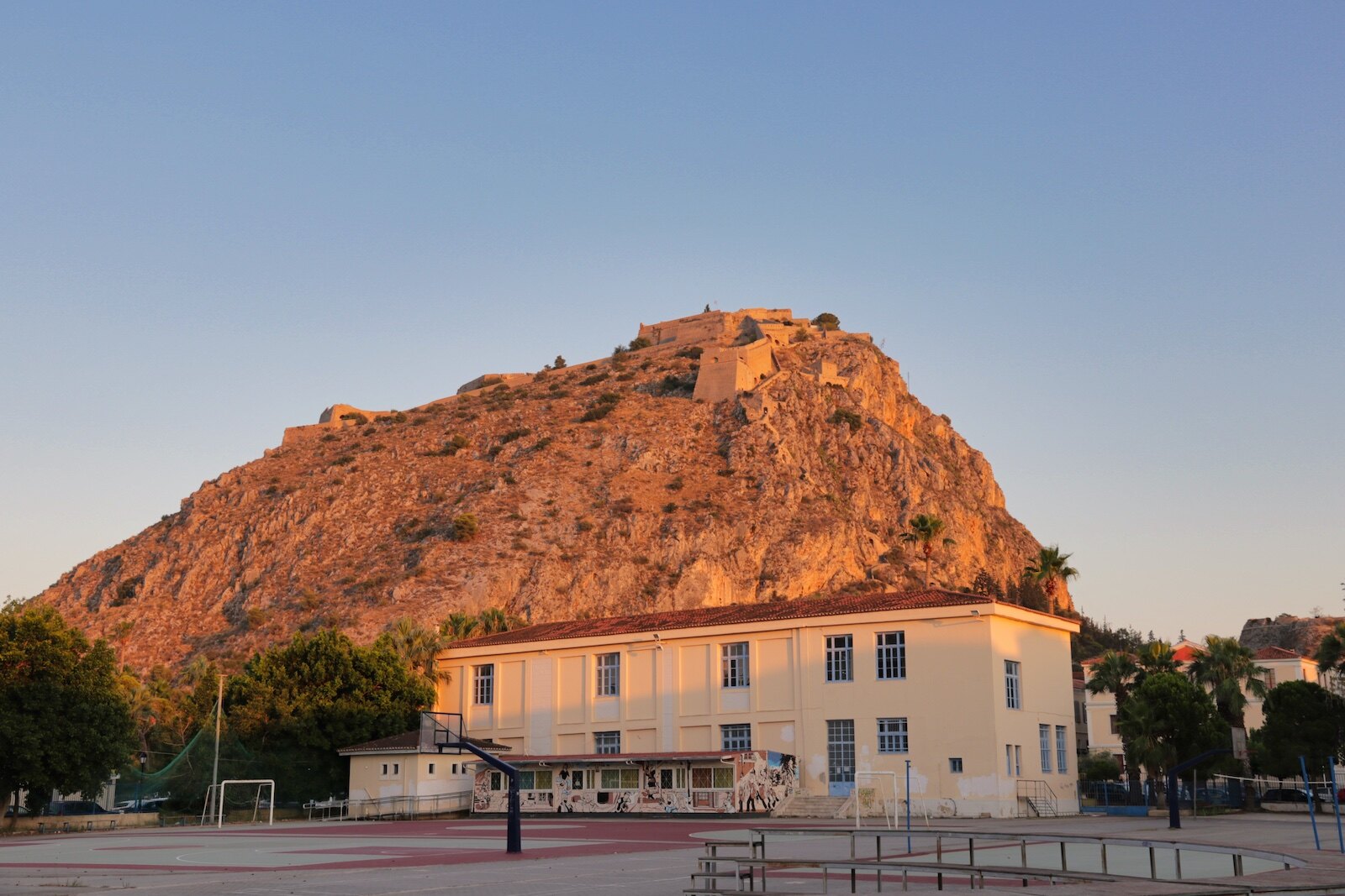 Palamidi Castle as seen from Nafplio