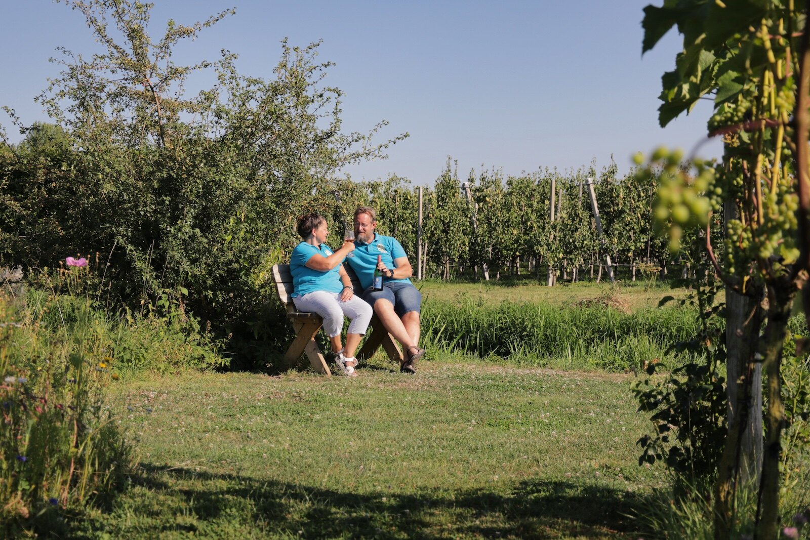 Karin en Jan, owners of Dutch winery Auansati