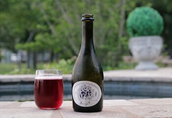 Bière de Merlot, Jester King brewery. A mildly sour, summery beer where the merlot grape clearly leaves its mark. A very bright and drinkable beer for the 8.5% ABV.