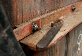 A tool in one of the Foeder halls at Brouwerij Boon