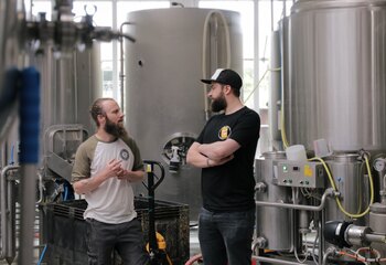 Brewing room at Baxbier Brewery