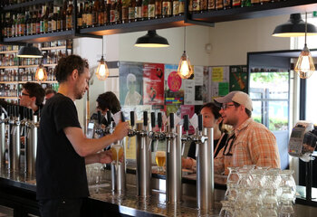 Brouwerij t IJ taproom in Amsterdam 