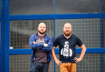 Ronald & Sander van de Streek, founders vandeStreek brewery in Utrecht