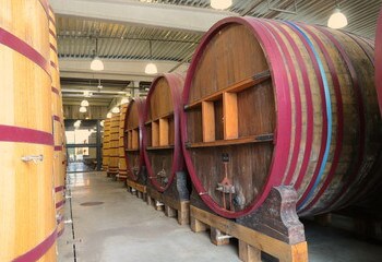 Foeder hall at Brouwerij De Brabandere