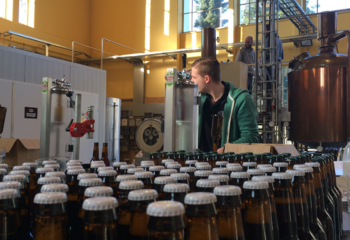 Bottle line at Brouwerij De Vlijt