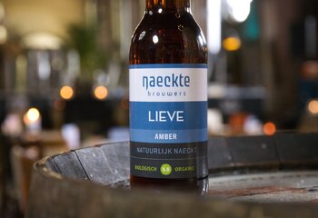 Lieve, amber beer from Naeckte Brouwers 