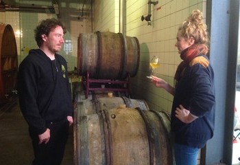 Owner Sander Kobes and brewer Do
