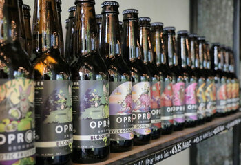 Plenty of beers to choose from at Oproer Biercafé