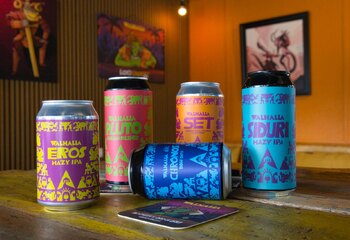 Selection of Walhalla craft beer