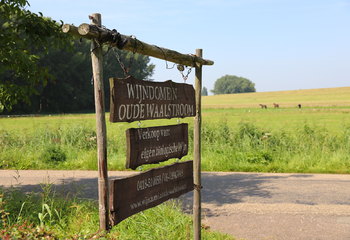 Entrance winery Wijndomein Oude Waalstroom