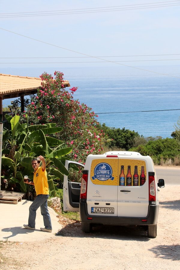 Zakynthos craft beers ready for delivery