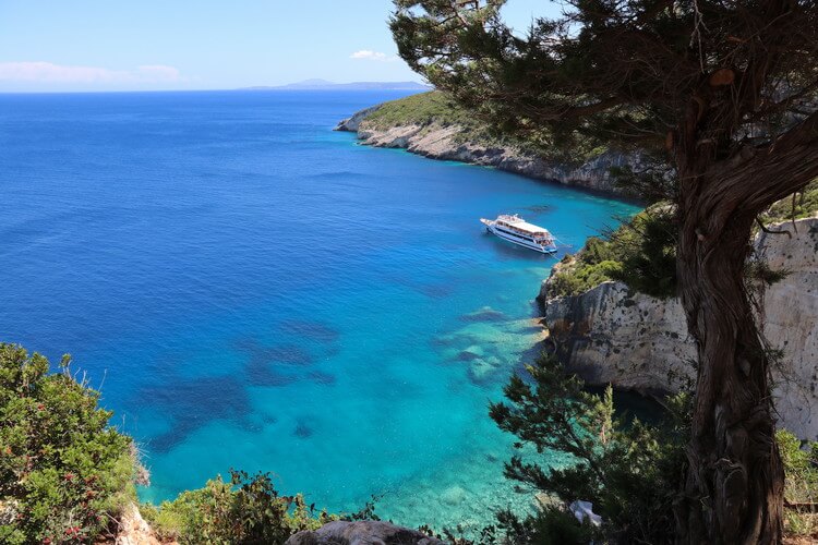 Chrystal blue Mediterranean Sea
