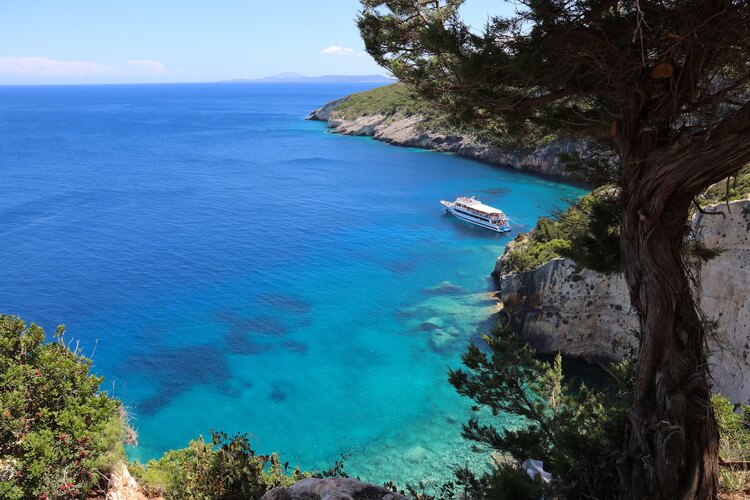 Chrystal blue Mediterranean Sea